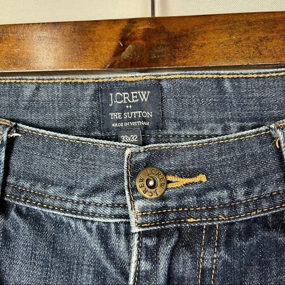 J. Crew Factory The Sutton Straight Leg Jeans 33 X 32‎
